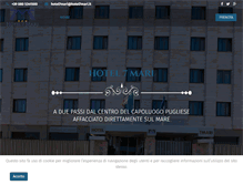 Tablet Screenshot of hotel7mari.it